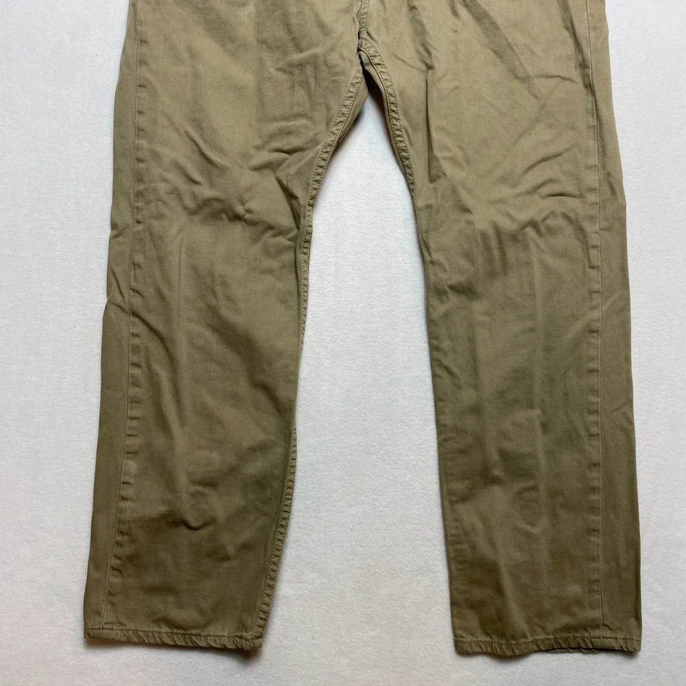 Levi's 505 Jeans Mens Size 40 Tan Denim Straight Leg Pants
